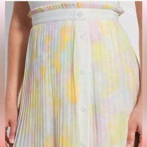 🆕 NWT ModCloth Frill Seeker Pleated Mini Skirt size 16